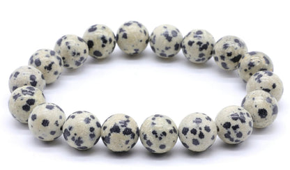Bracelet Jaspe Dalmatien