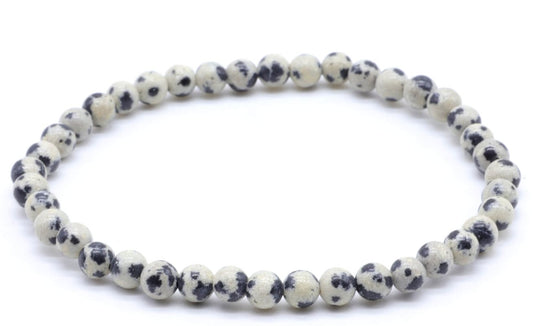 Bracelet Jaspe Dalmatien
