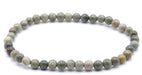 Bracelet Jaspe Feuille d'Argent