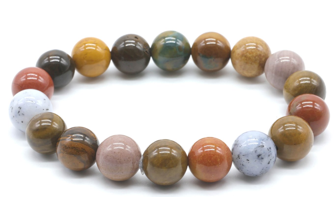 Bracelet Jaspe Océan
