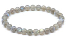 Bracelet 'AA' Labradorite perles 6mm
