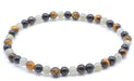 Bracelet Labradorite, Tourmaline noire, Oeil de tigre