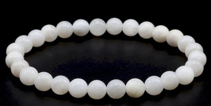Bracelet Pierre de Lune blanche 'AA'
