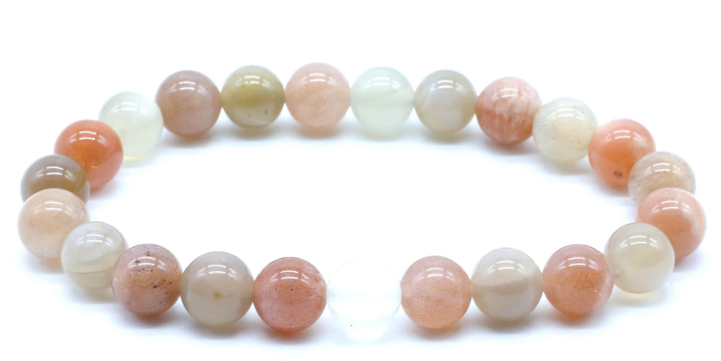 Bracelet Pierre de Lune Multicolore
