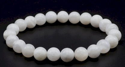 Bracelet Pierre de Lune blanche 'AA'