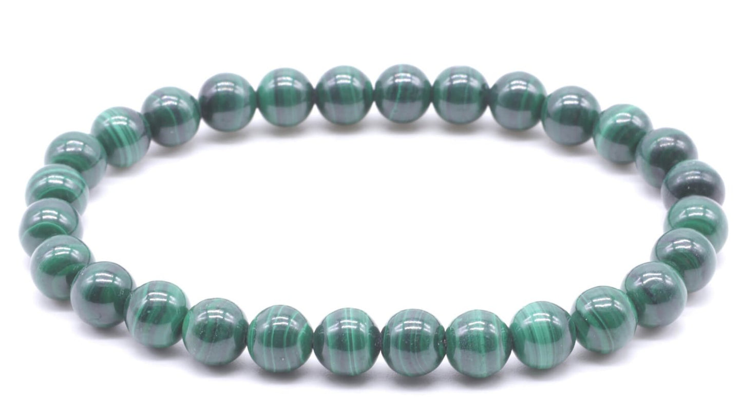 Bracelet 'Dark' Malachite 'AA'