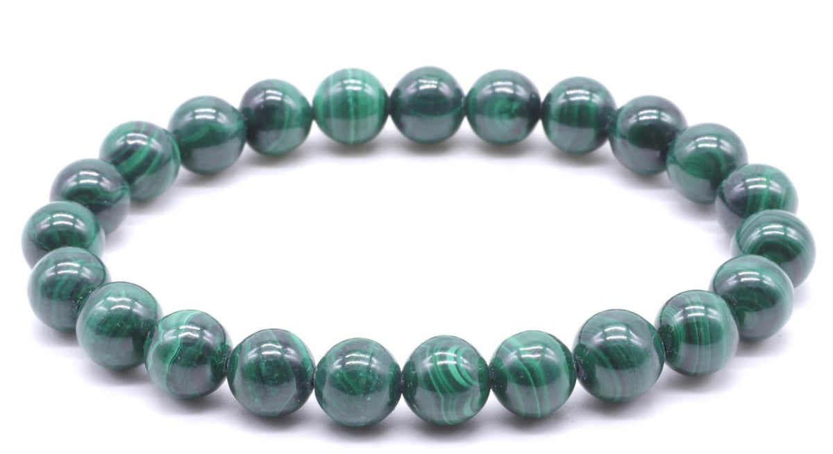 Bracelet 'Dark' Malachite 'AA'
