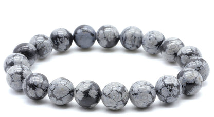 Bracelet Obsidienne Neige