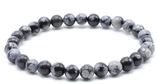 Bracelet Obsidienne Neige