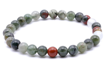 Bracelet Jaspe Héliotrope Africaine