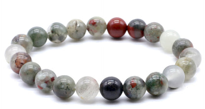 Bracelet Jaspe Héliotrope Africaine