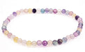 Bracelet Fluorite Multicolore perles facettées