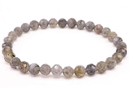 Bracelet Labradorite perles facettées