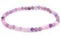 Bracelet Lépidolite perles facettées