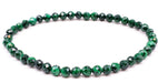Bracelet Malachite perles facettées