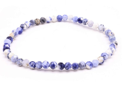 Bracelet Sodalite perles facettées