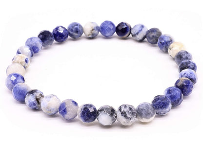 Bracelet Sodalite perles facettées