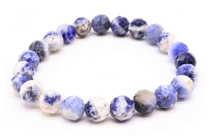 Bracelet Sodalite perles facettées
