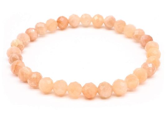 Bracelet Pierre de Soleil perles facettées – photo 2