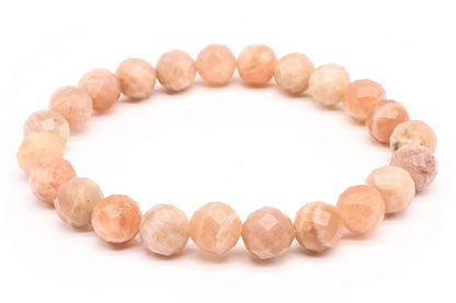Bracelet Pierre de Soleil perles facettées