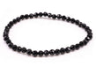 Bracelet Tourmaline Noire perles facettées