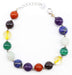 Bracelet Argent 925 7 Chakras perles 8mm