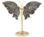 Papillon Pierre de Flamme sur socle 14cm