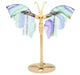 Papillon Fluorite Multicolore sur socle 14cm