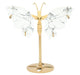 Papillon Howlite sur socle 14cm