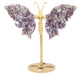 Papillon Lépidolite sur socle 14cm