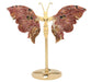 Papillon Rhodonite sur socle 14cm