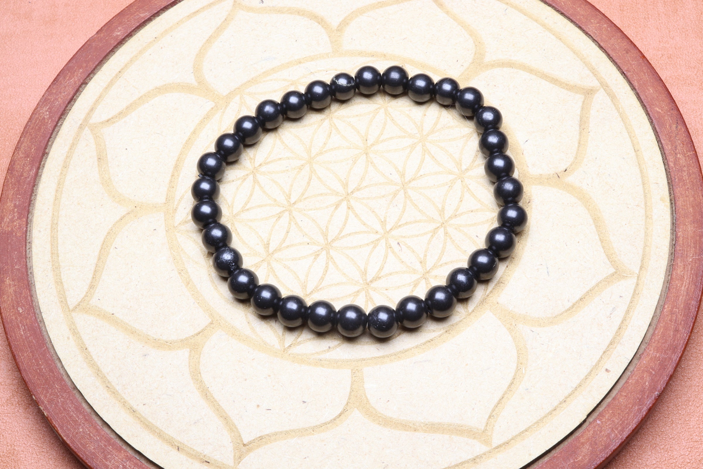 Bracelet en Shungite - Bouclier Anti-Ondes - photo 1