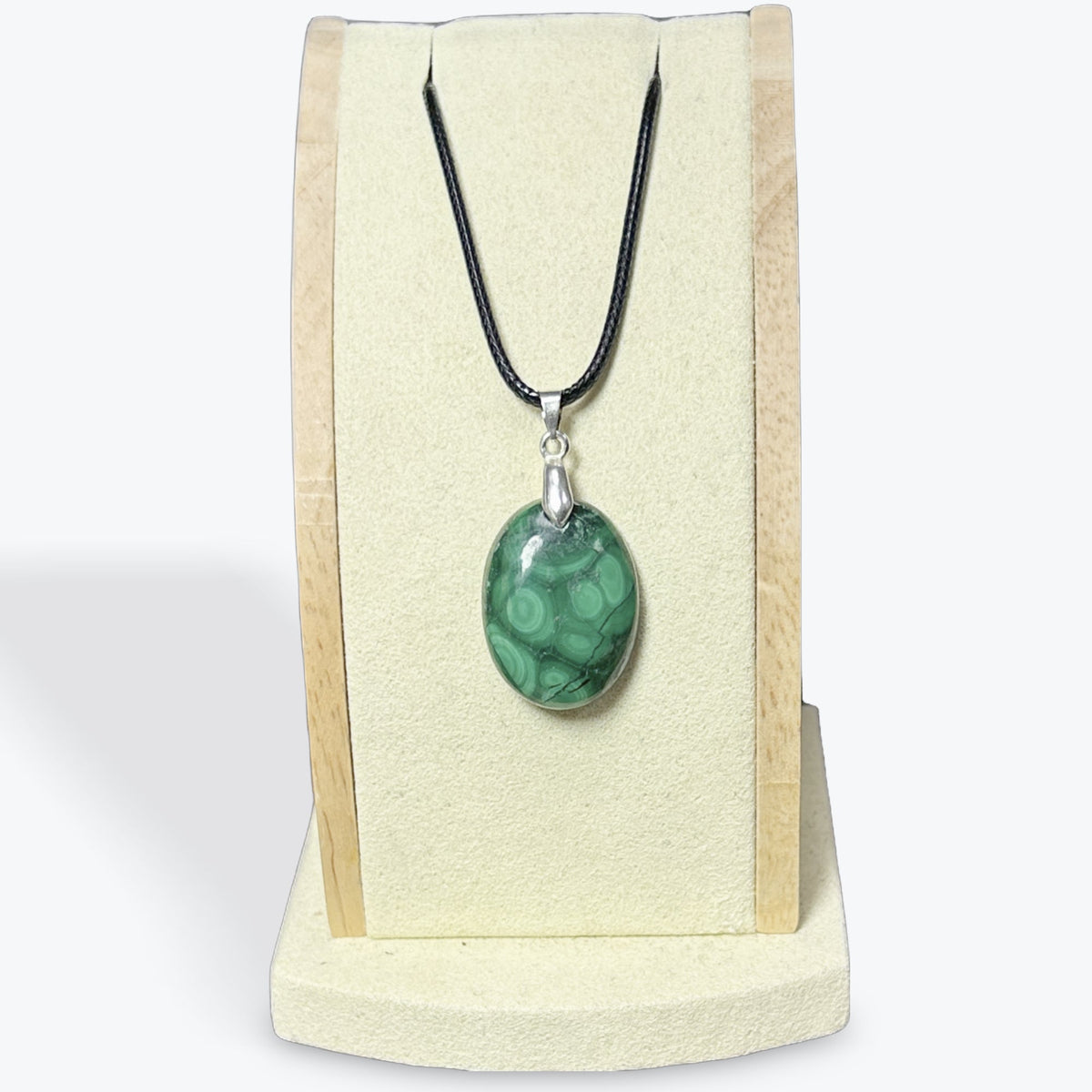 Pendentif Malachite Cabochon - 2