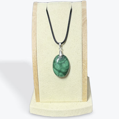 Pendentif Malachite Cabochon - 2