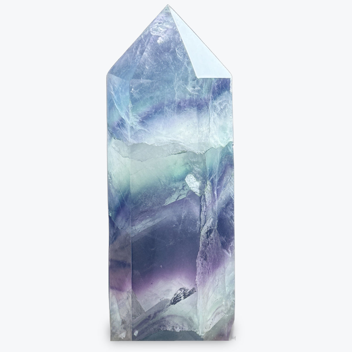 1560gr - XXL Fluorite prisme naturelle | 20x6cm
