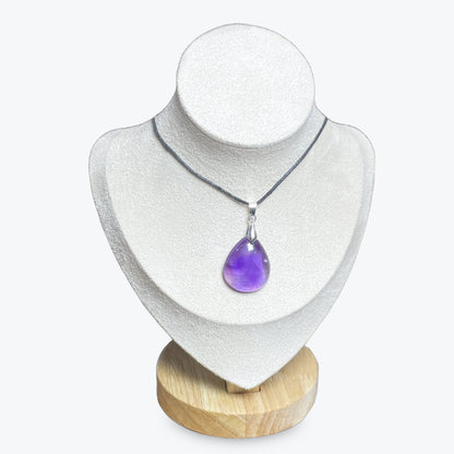 Pendentif Améthyste  goutte – photo 2