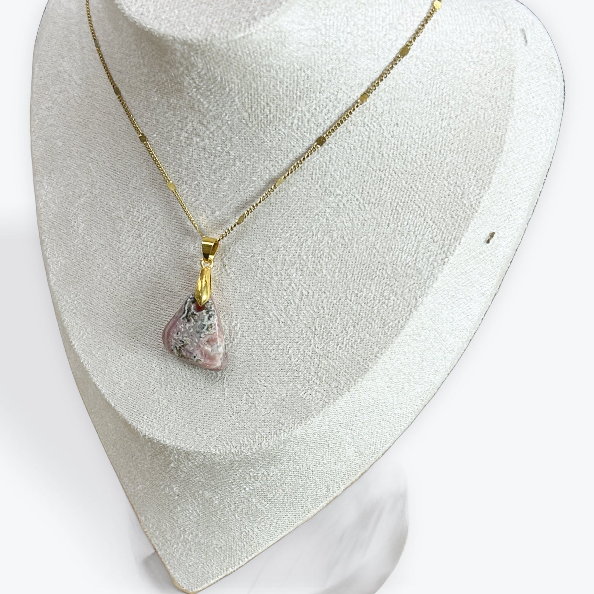 Rhodochrosite roulée - Pendentif