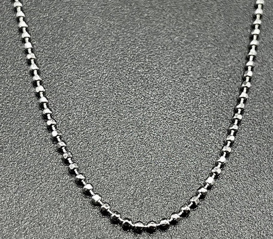 Chaîne Argent 925 Boules 1mm 45cm