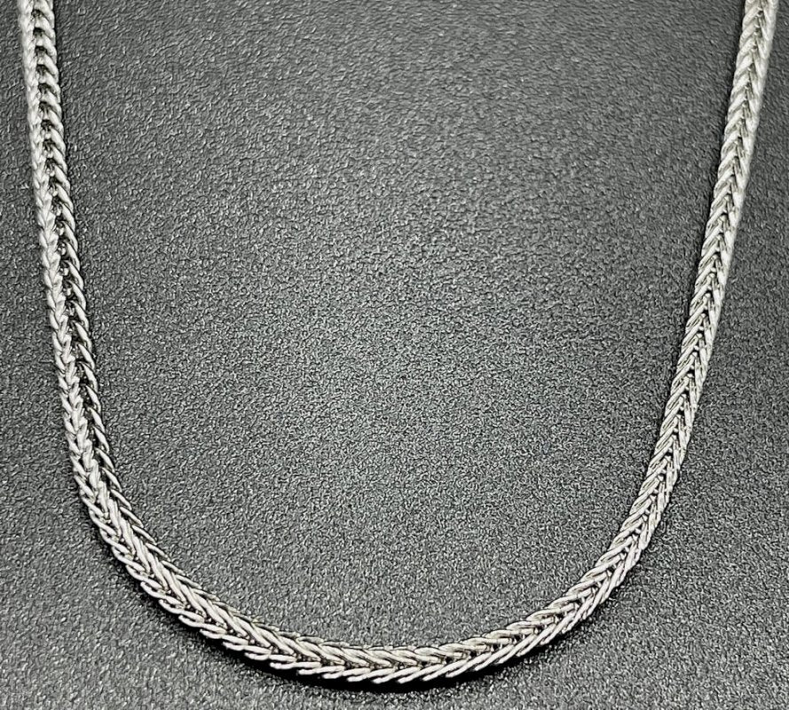 Chaîne Argent 925 'Fox Tail' 1.1mm 45cm