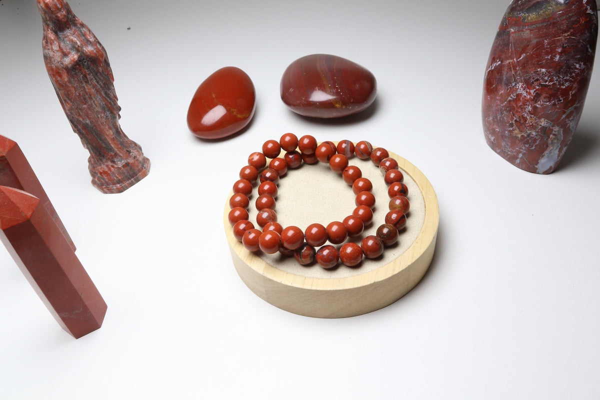 Bracelet Jaspe Rouge