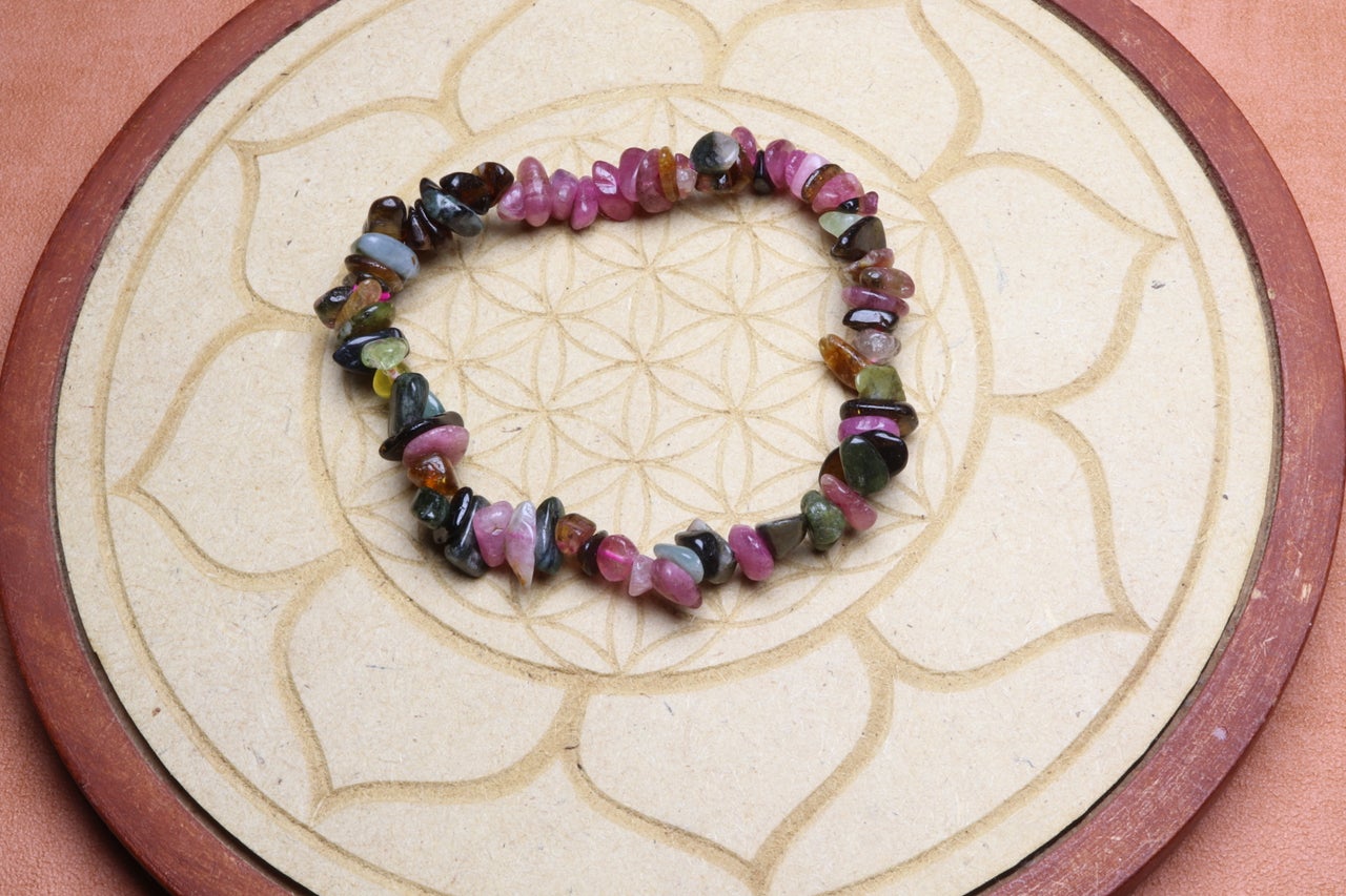 Bracelet Tourmaline Multicolore