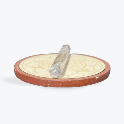 Bâton de massage & soins énergétiques en Cristal de roche