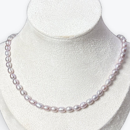 Collier De Perles De Culture  Ras De Cou