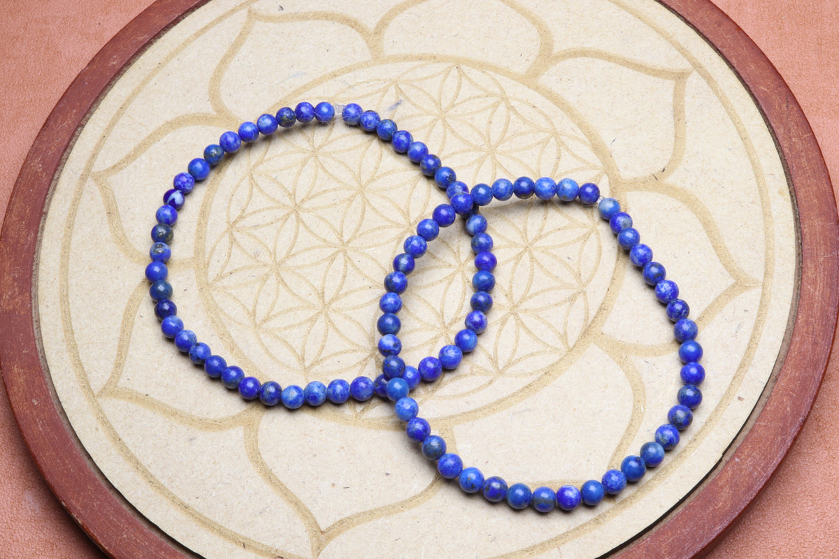 Bracelet Lapis Lazuli 4 mm