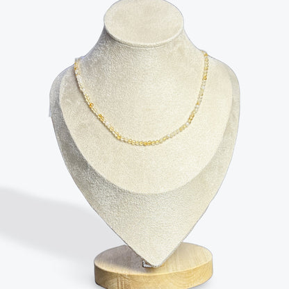 Collier Citrine Facetté - 5