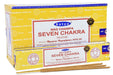 Encens Satya Sept Chakras 12x15g