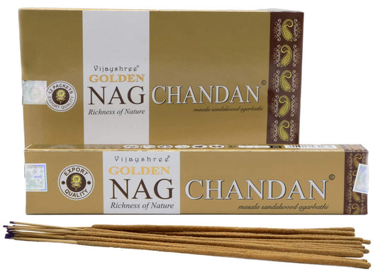 Encens Golden Nag Chandan 12x15g