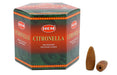 Backflow Cônes HEM Citronnelle 12pcs
