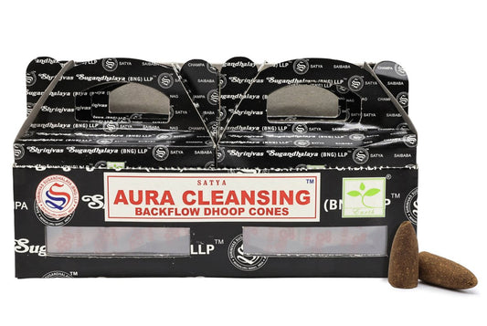 Backflow Cônes Satya Aura Cleansing 6pcs