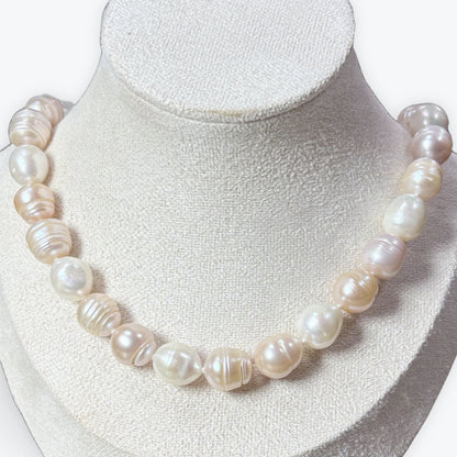 Collier Perles De Culture  Avec Noeuds